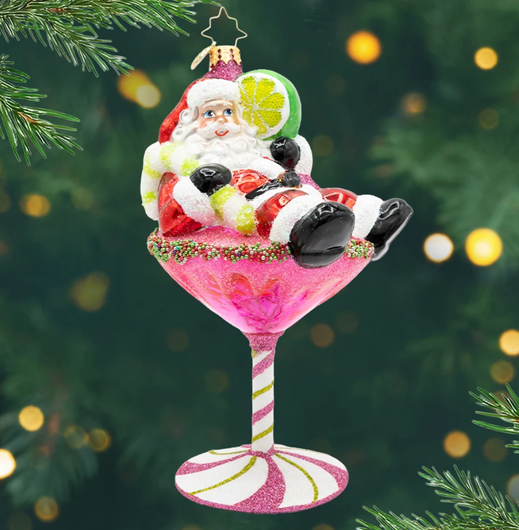 SANTA'S CHRISTMAS COSMO ORNAMENT