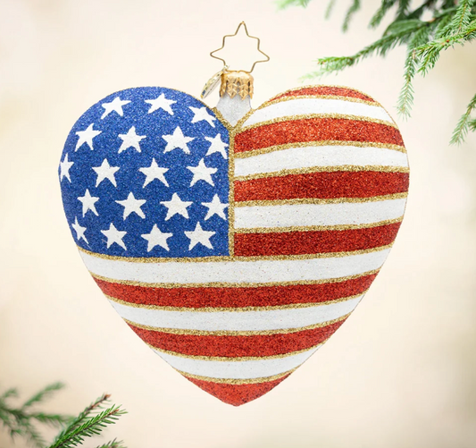 Heart of Independance Ornament