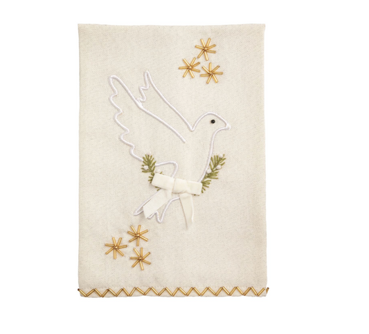 DOVE EMBROIDERY TOWEL