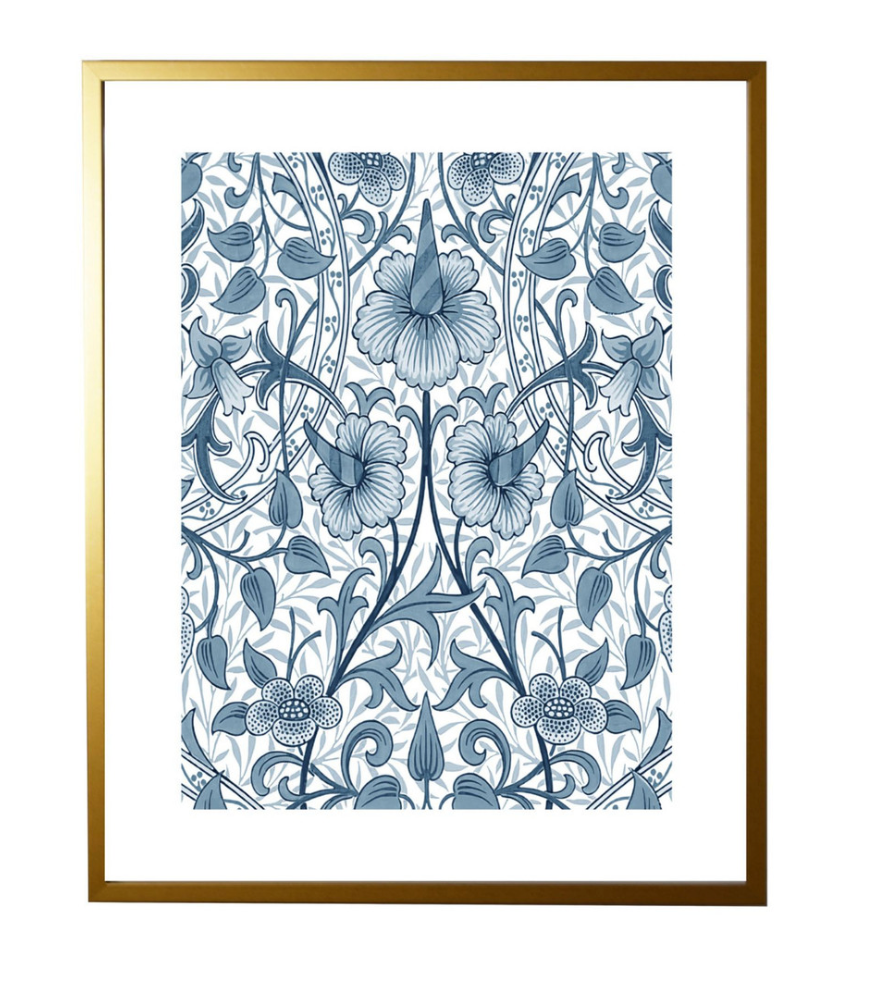Cerignola Medallion - Blue and White