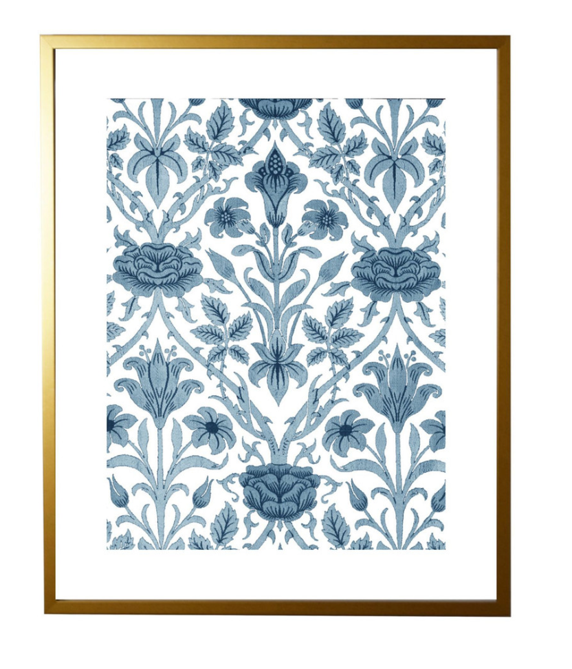 Cerignola Medallion - Blue and White