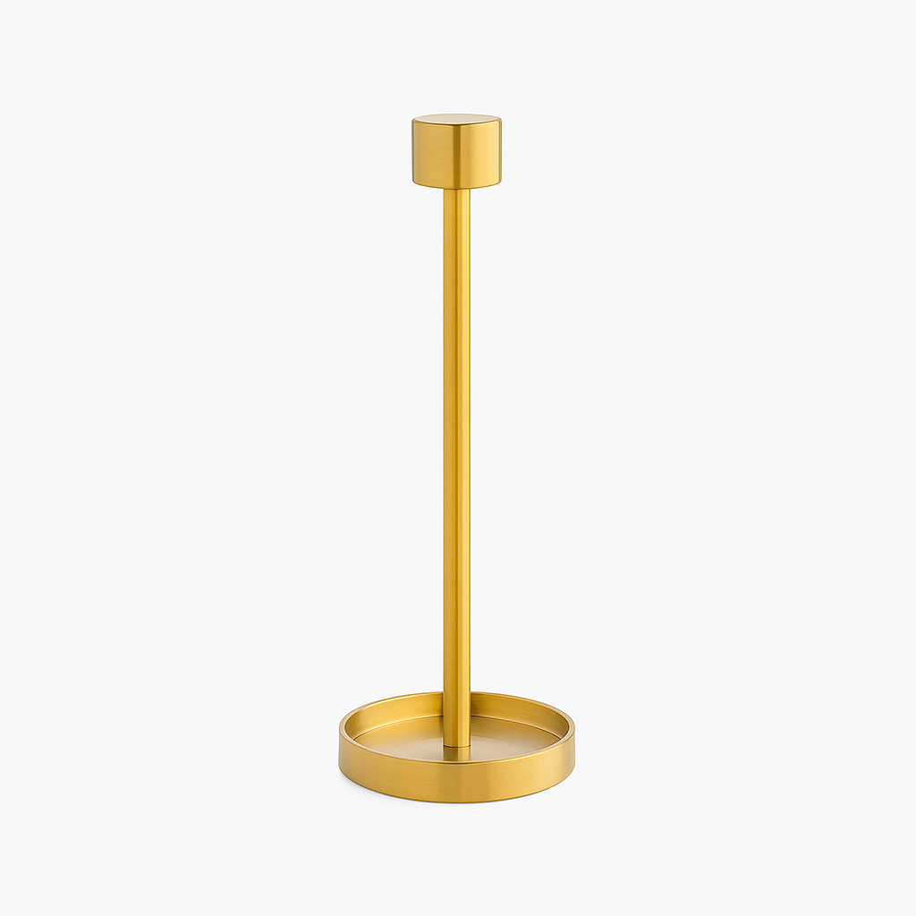 PARTY Napkin Stand (Gold) - Not sized for cocktail napkins