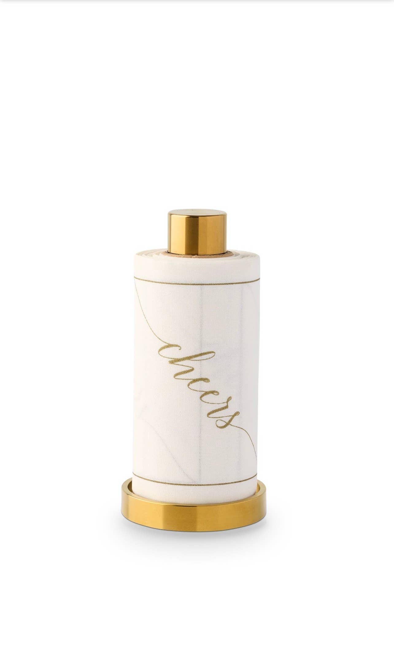 Exclusive Cocktail Napkin Stand in Gold